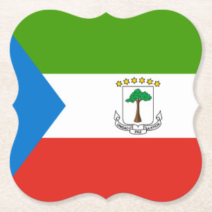 Flag für äquatoriale Guinea Untersetzer