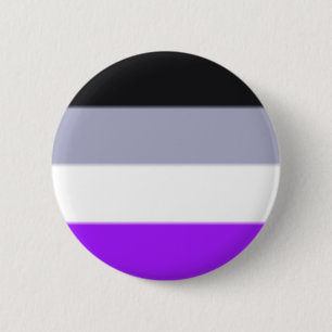 Flag für asexuelle Priese Button