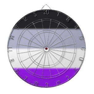Flag für asexuelle Priese Dartscheibe