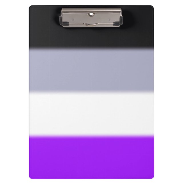 Flag für asexuelle Priese Klemmbrett (Vorderseite)