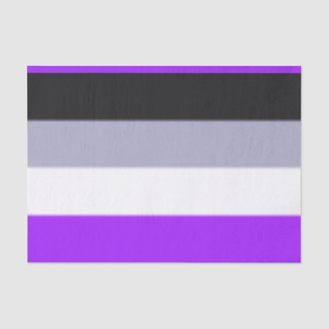 Flag für asexuelle Priese Seidenpapier (Vorderseite)