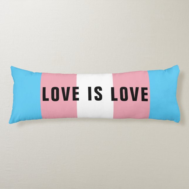 Flag für benutzerdefiniertes LGBT-Rainbow-Transgen Seitenschläferkissen (Vorderseite)