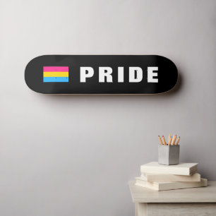 Flag für benutzerdefiniertes LGBTQ-Rainbow-Pansexu Skateboard