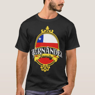 Flag für Chile der Familie Hernandez T-Shirt