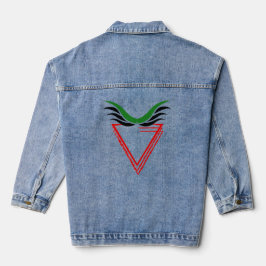 Flag für das freie Palästinafeld Jeansjacke