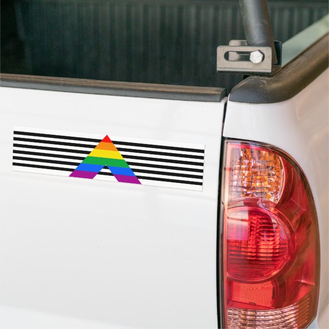 Flag für den alleinigen LGBTQ-Wert Autoaufkleber (Auf Lkw)