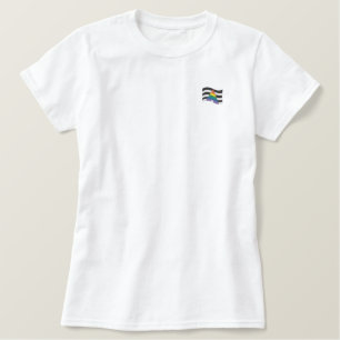 Flag für den Allrounder Besticktes T-Shirt