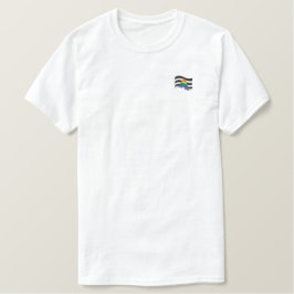 Flag für den Allrounder Besticktes T-Shirt