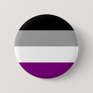 Flag für den asexuellen Stolz Button
