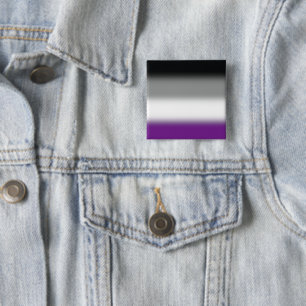 Flag für den asexuellen Stolz - farbenfrohe ACE-Ma Button
