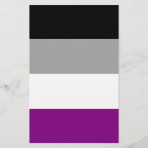 Flag für den asexuellen Stolz Flyer