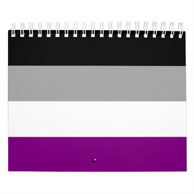 Flag für den asexuellen Stolz Kalender (Titelbild)