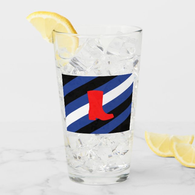 Flag für den Boot-Pride Glas (Vorderseite Ice)