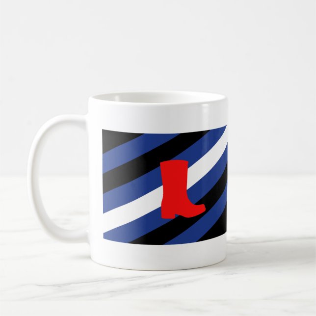 Flag für den Boot-Pride Kaffeetasse (Links)