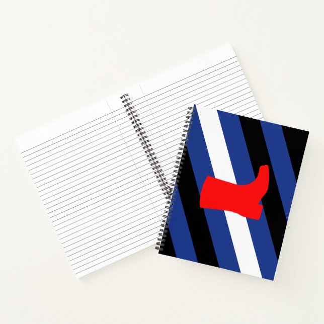 Flag für den Boot-Pride Notizbuch (Innenseite)