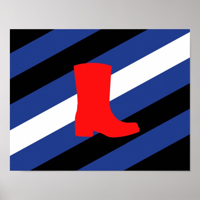 Flag für den Boot-Pride Poster (Vorne)