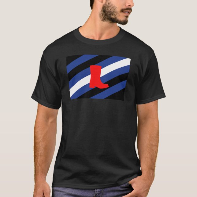 Flag für den Boot-Pride T-Shirt (Vorderseite)