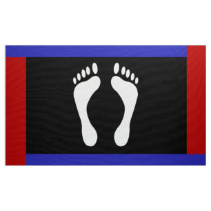 Flag für den Fußboden (Footprint) Stoff