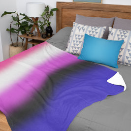 Flag für den Gradient Genderfluid - Flag für Gende Sherpadecke