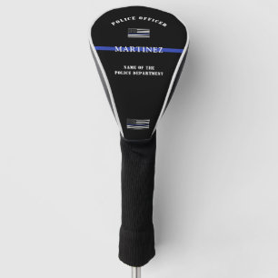 Flag für den Polizeibeamten der Thin Blue Line Golf Headcover