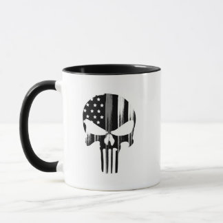 Flag für den SKULL-Kopf-Korrekturbeamten Tasse