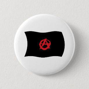 Flag für die Anarchistenbewegung Button