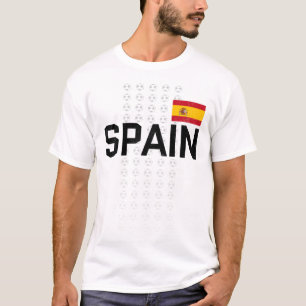 Flag für die Fußballnationalmannschaft Spaniens T-Shirt
