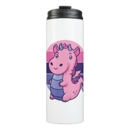 Flag für die Omnisexual-Dragon-Omnisexualität Thermosbecher