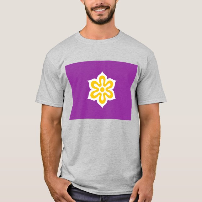 Flag für die Präfektur Japan T-Shirt (Vorderseite)