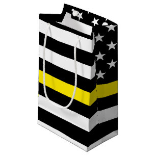 Flag für dünne gelbe Linie Kleine Geschenktüte