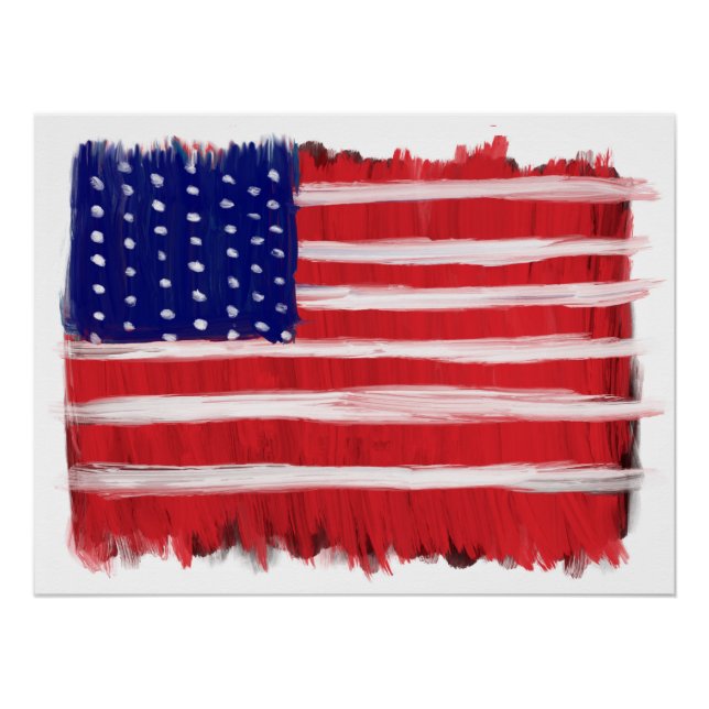 Flag für Folk Art Poster (Vorderseite)