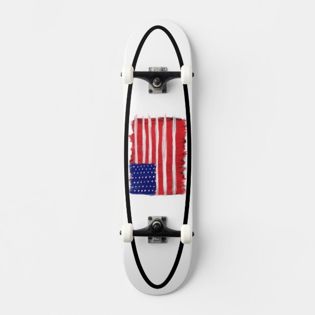 Flag für Folk Art Skateboard (Vorderseite)