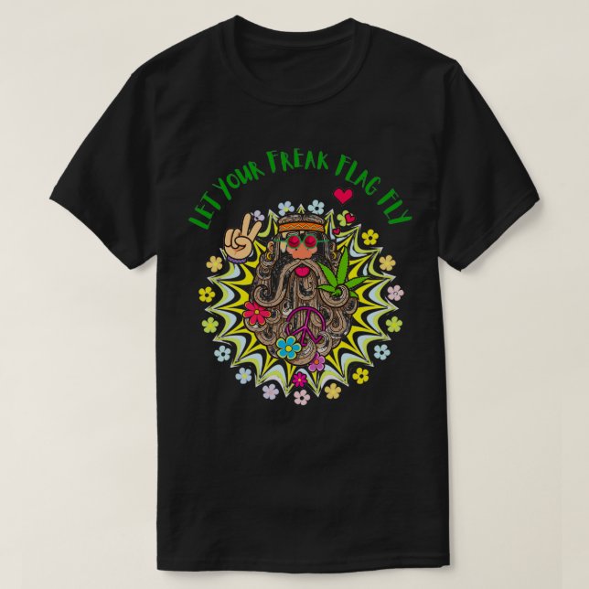Flag für Freak gelassen T-Shirt (Design vorne)