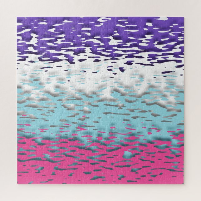 Flag für Funky Trippy Ripply Groovy Multisexual Pr (Vertikal)
