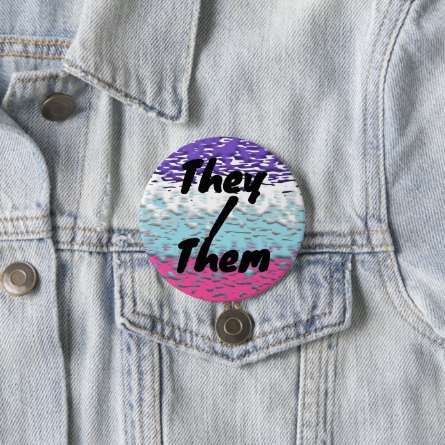 Flag für Funky Trippy Ripply Groovy Multisexual Pr Button (Beispiel)