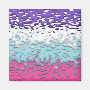 Flag für Funky Trippy Ripply Groovy Multisexual Pr Magnet