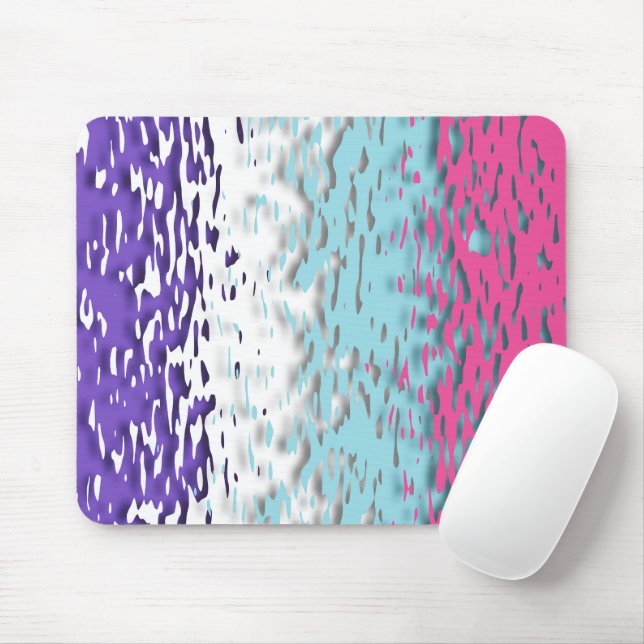 Flag für Funky Trippy Ripply Groovy Multisexual Pr Mousepad (Mit Mouse)