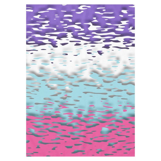 Flag für Funky Trippy Ripply Groovy Multisexual Pr Tischdecke (Vorderseite)