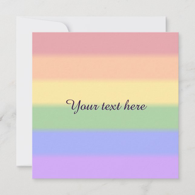 Flag für Gay Pride (Vorderseite)