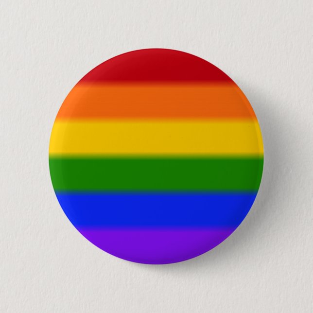 Flag für Gay Pride Button (Vorderseite)