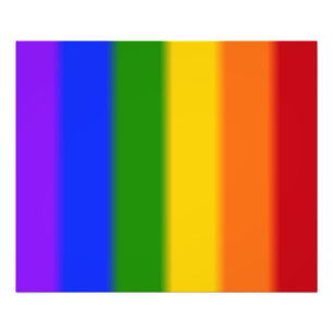 Flag für Gay Pride Fotodruck