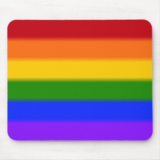 Flag für Gay Pride Mousepad (Vorne)
