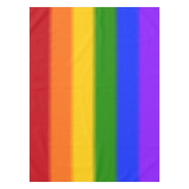 Flag für Gay Pride Tischdecke (Vorderseite)
