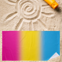 Flag für glänzende Pansexual-Stolz - farbenfrohe P