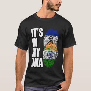 Flag für Indisches und Basotho-Mix-DNA T-Shirt