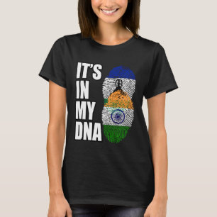 Flag für Indisches und Basotho-Mix-DNA T-Shirt