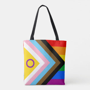 Flag für inklusiven intersexuellen Fortschritt Tasche