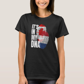 Flag für kanadisches und niederländisches DNA-Erbe T-Shirt