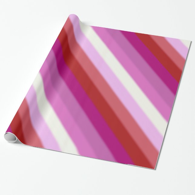 Flag für Lesben Geschenkpapier (Ungerollt)