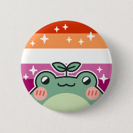 Flag für lesbische LGBT-Fahne Button